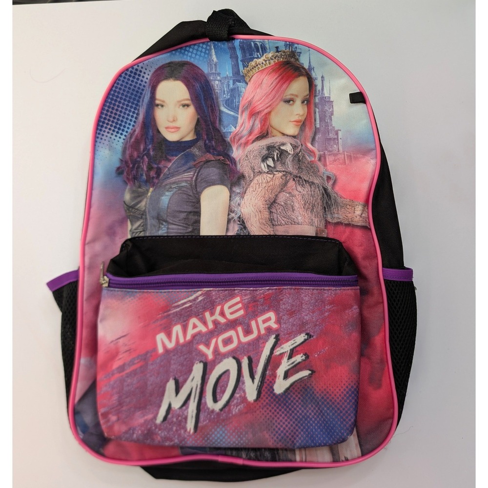 Disney Descendants 3 Mal Audrey 16" Backpack Make Your Move Rare Bioworld